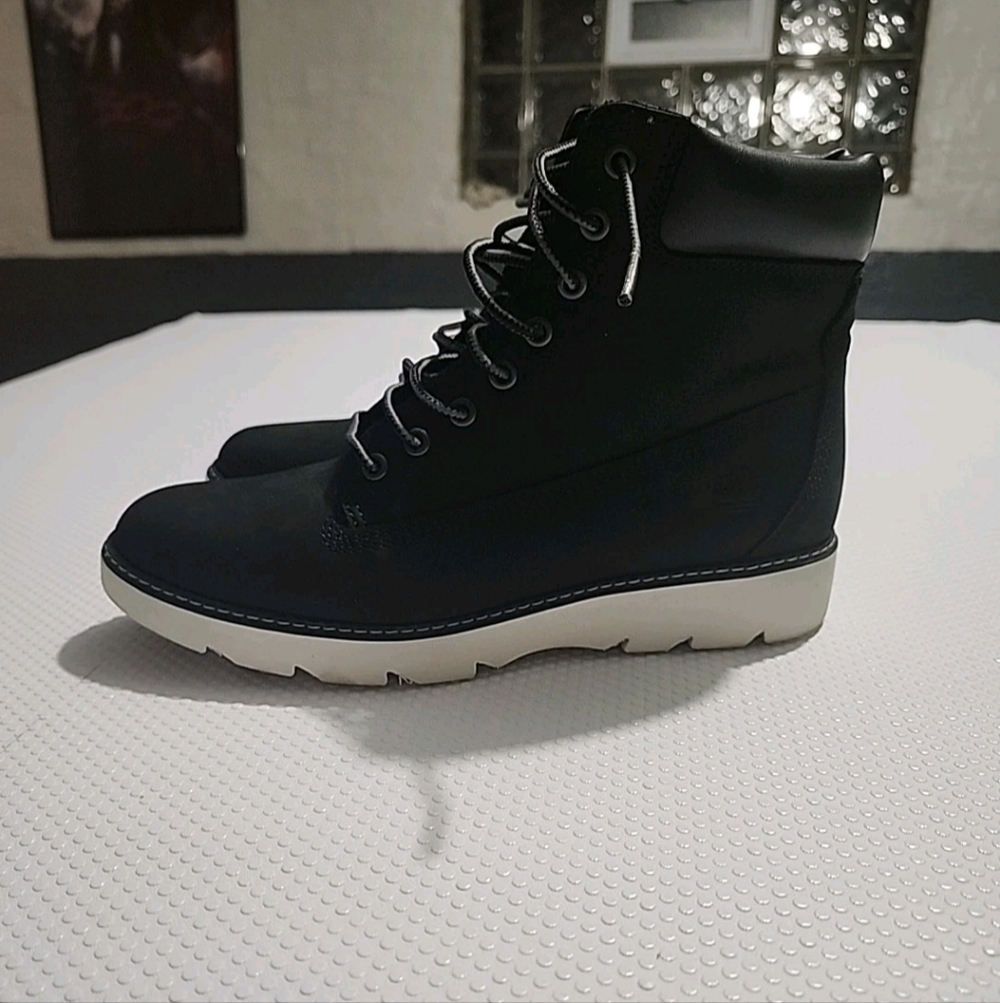 Women's Timberland Keely Field 6-inch Pre Owned Good Condition Size 7.5 Black - Picture 5 of 16